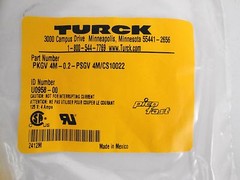 Turck PKGV 4M-0.2-PSGV 4M/CS10022 U0958-00 Male to Fem Picofast Cord 4-pin 0.2m