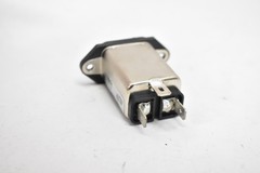 3EEA1 Power Inlet EMI Filter F7115 3A 120/250V Made In China Black Flange