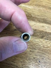 Lot Of 22 Burndy S/10 Copper Compression Terminal Lug Gray 1-Hole 4AWG 3/16″