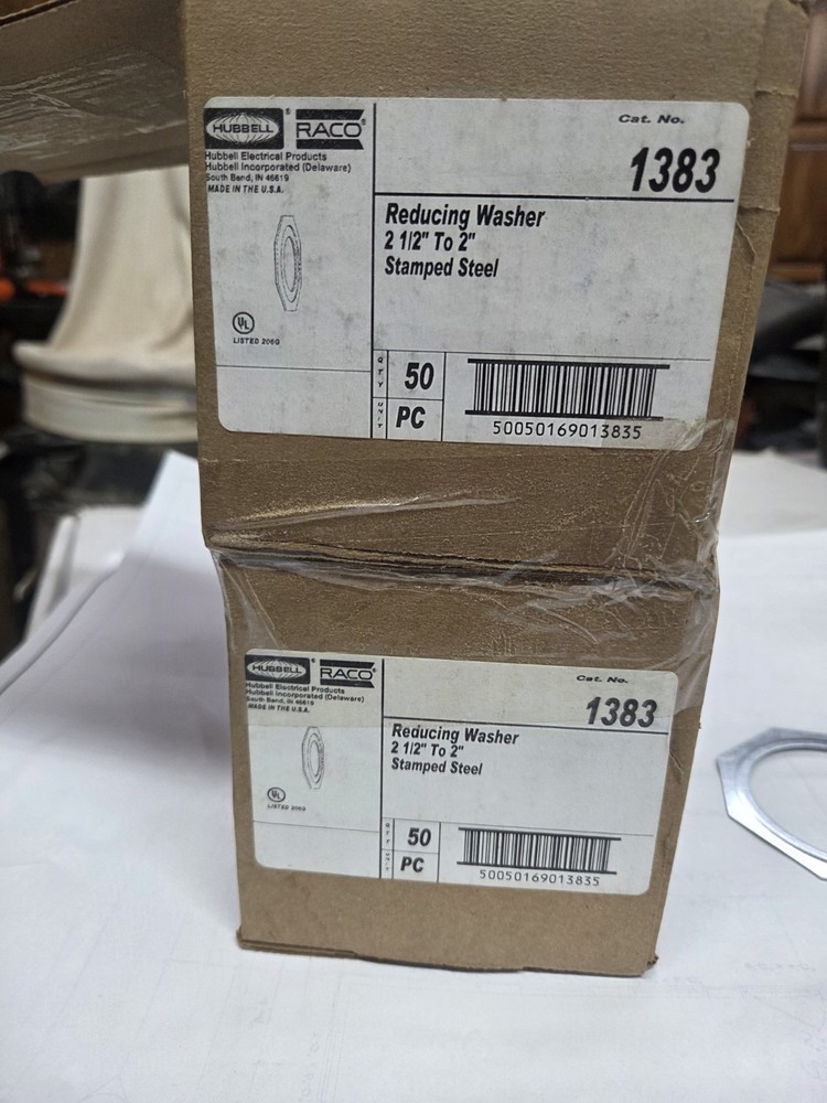 Raco Reducing Washer 2.5″ To 2″ Stamped Steel