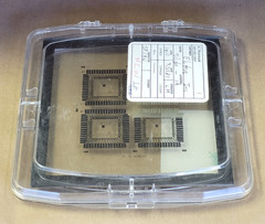 PHOTOMASK 7″ X 7″ X .125″ FLUOROWARE H92-7015L IC PHOTOMASK EL UI SLIDE 1A