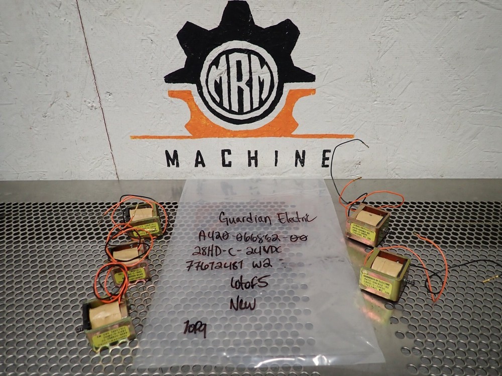 Guardian Electric A420-066862-00 28HD-C-24VDC Solenoids New No Box (Lot of 5)