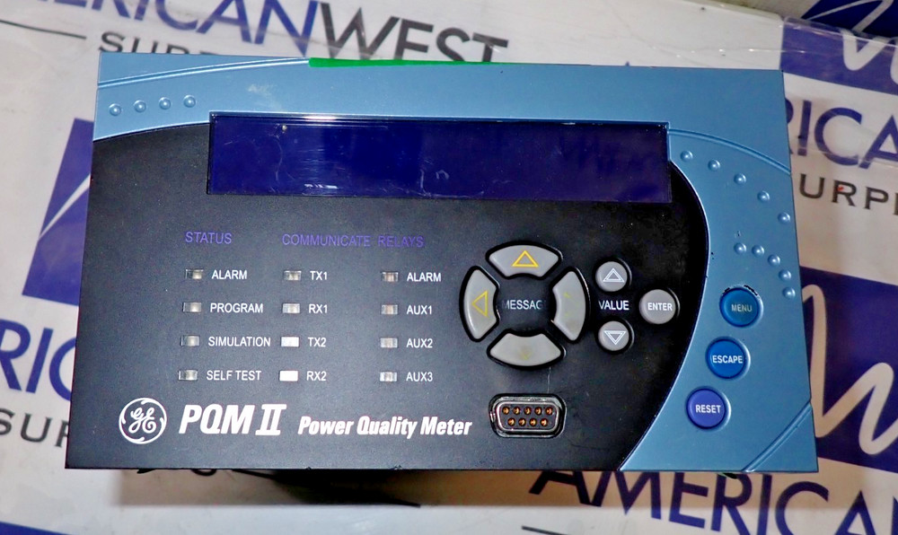 General Electric PQM II Power Quality Meter for 3 Phase System – TESTED