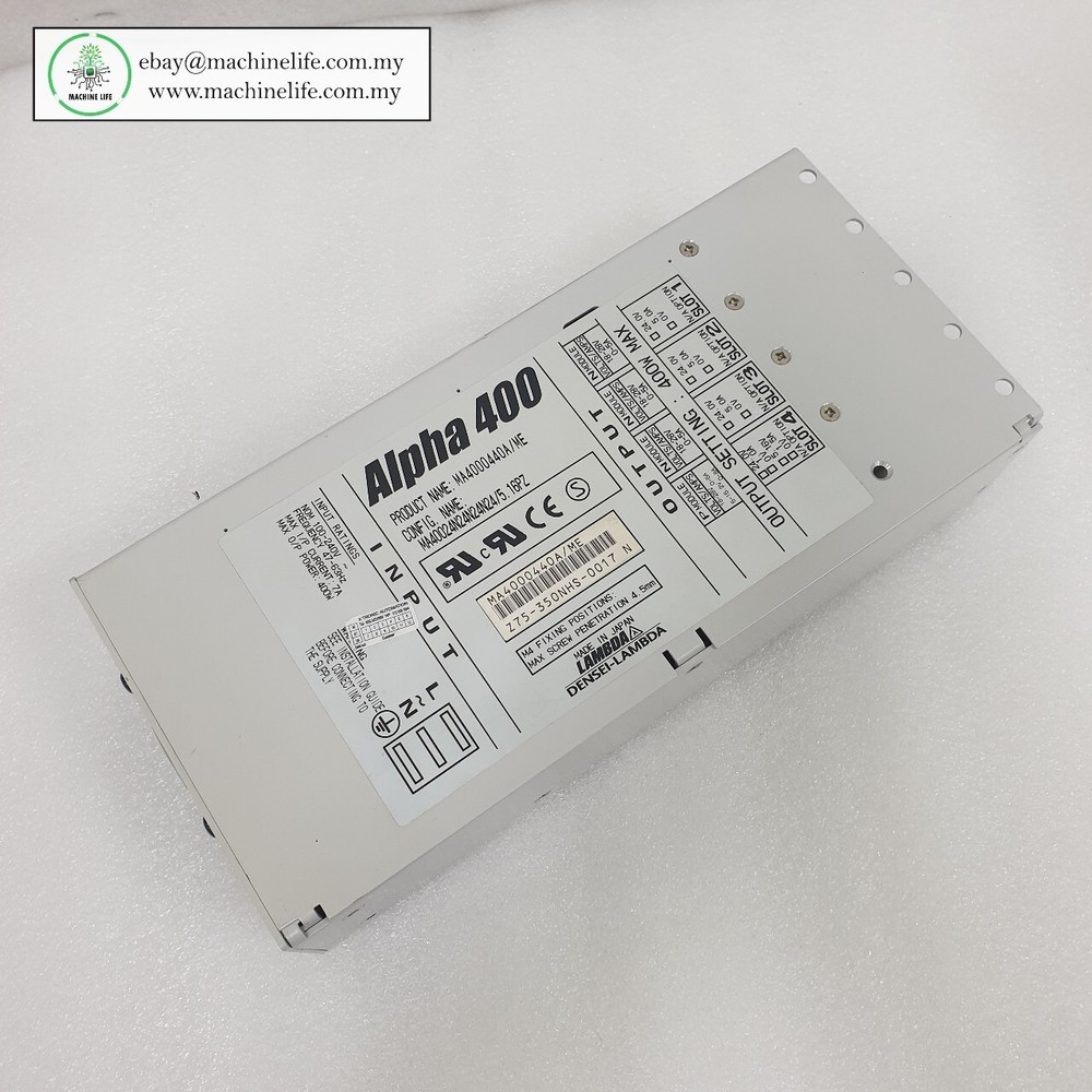 Densei-Lambda MA4000440A/ME Alpha 400 Power Supply Used In LS2000