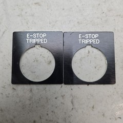 16 Pack Allen Bradley 30mm Push Button Legend Plate Mixed Lot See Pictures