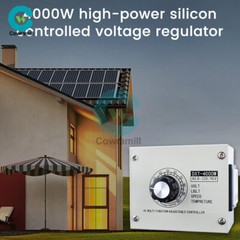220V 4000W Adjustable Voltage Regulator Dimming SCR Temperature Speed Controller
