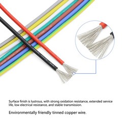 UL3135 Super Soft Silicone Cable Flexible Wire 10AWG to 30AWG Various Colours