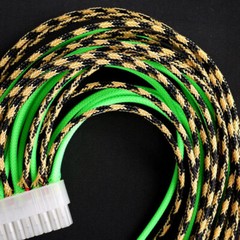 PET Braided Electrics Cable Wire Sleeving Expandable Wire Sheath Color 6mm/8mm