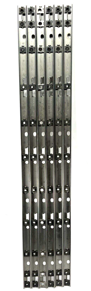 (Qty 6) Corning Repl Channel Bars for Fiber Closures, 5x Threaded, 1x Unthreaded