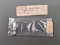 (2) Amphenol RL3006-50-120-25-PTO PTC Thermistors 25 Volt 50 Ohm 120 C