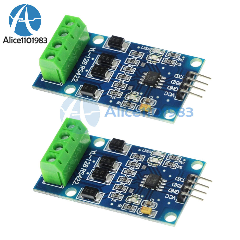 2PCS Bidirectional Signal Transfers Module Lot RS422 to TTL 422 to B4A9 Board