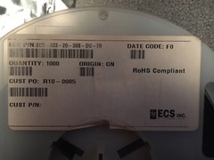 1000PCS – ECS-250-20-30B-DU-TR
