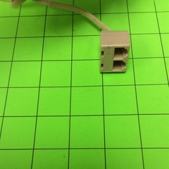 Telephone 15FT Beige Extender with Dual Jack Cable Cord