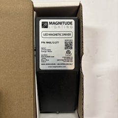 Magnitude Lighting Led Magnetic Driver M40L12-277 227vac 60hz