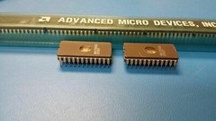 (5 PCS) AM1702ADC AMD IC,EPROM,256X8,MOS,DIP,24PIN,CERAMIC