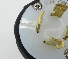 Eaton Cooper L14-20 Arrow Hart Ground Industrial Locking Plug 125/250VAC 20A