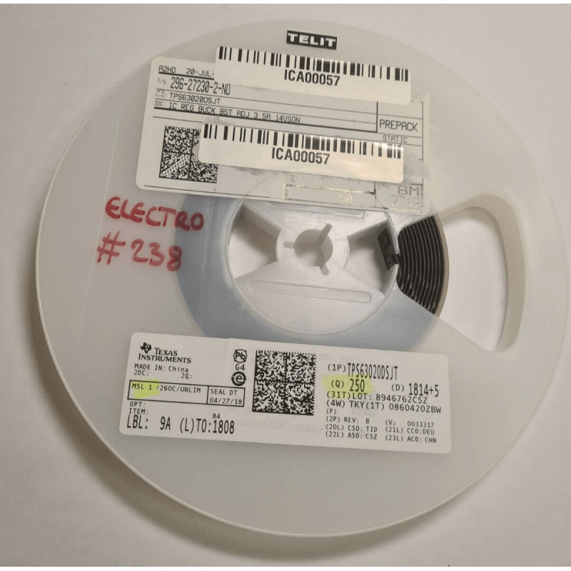 296-36491-6-ND IC Reg Buck BST ADJ 3.5A 14VSON TELIT Lot Of 250 Units