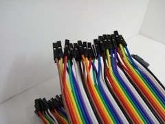 40 Pack 30cm 12” Row 2.54mm Female Female Dupont Cable Jumper Wire for Arduino
