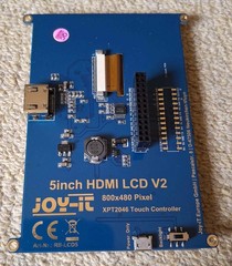 RB-LCD-5 Touchscreen Raspberry Pi XPT2046 Touch Controller HDMI LCD V2