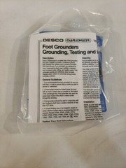 Desco 17200 Foot Ground Heel With 1 Meg Resistor