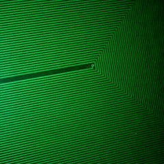 350uh Crystal Radio Spiral Coil Rectangular Printed Circuit Board-Green