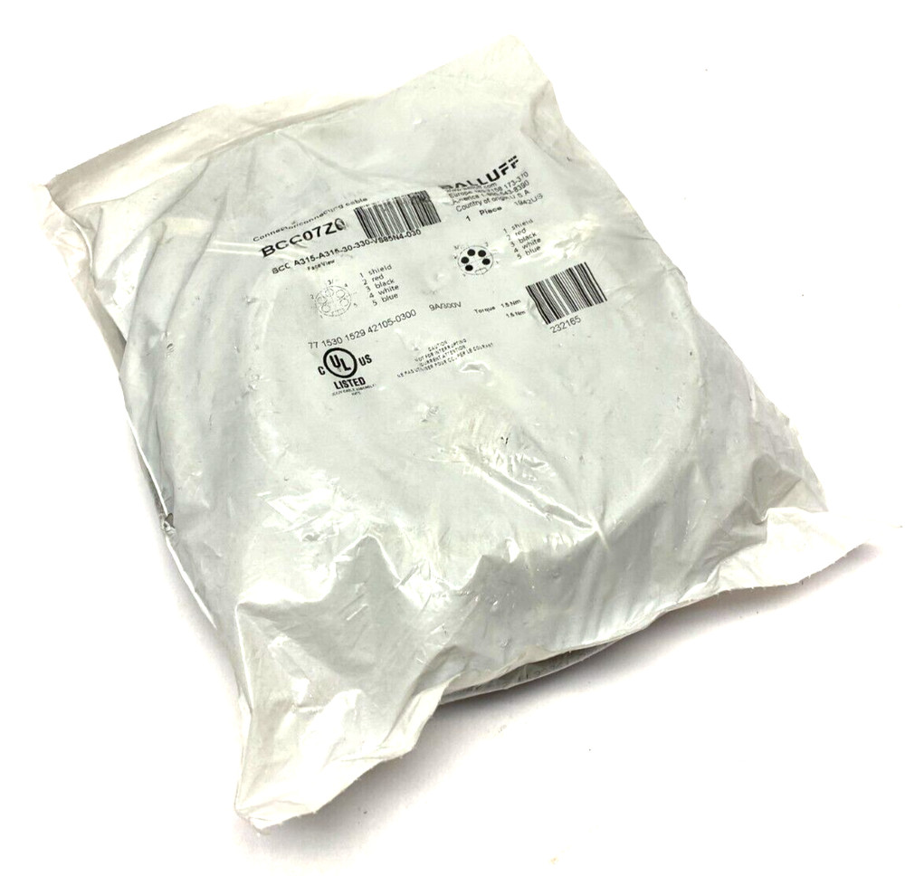Balluff BCC07Z0 Double-Ended Cordset BCC A315-A315-30-330-VS85N4-030