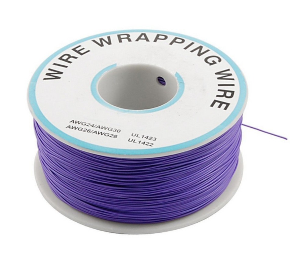 1pcs 0.25mm Wire-Wrapping Wire 30AWG Cable 250m Purple