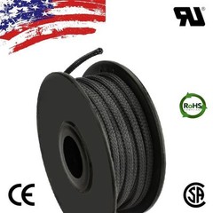 5 FT. 3/16″ Black Expandable Wire Cable Sleeving Sheathing Braided Loom Tubing