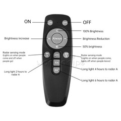 3.2V 3.7V Remote Control Radar Human Body Induction Solar Light Driver Board DIY