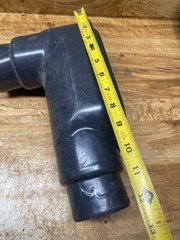 Plasti-Bond Insulated Conduit 2-1/2″ RedH2O 90 Degree, Pull Fitting Opening