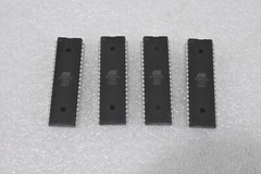 MICROCHIP TECH AT89C52-24PC 8-BIT MICROCONTROLLER MCU 8K FLASH 24M (LOT OF 4)