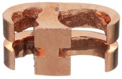 PANDUIT GCE250-250, Grounding Connector, 1/0 AWG Str to 250 KCMIL Run/Tap, 1pc