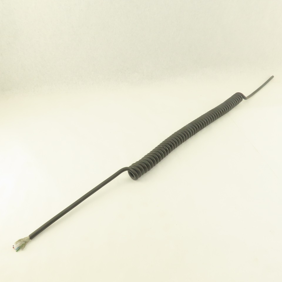 18AWG 20C 18/20 Multi Conductor Shielded Communication Coiled Cable Pigtail 46″