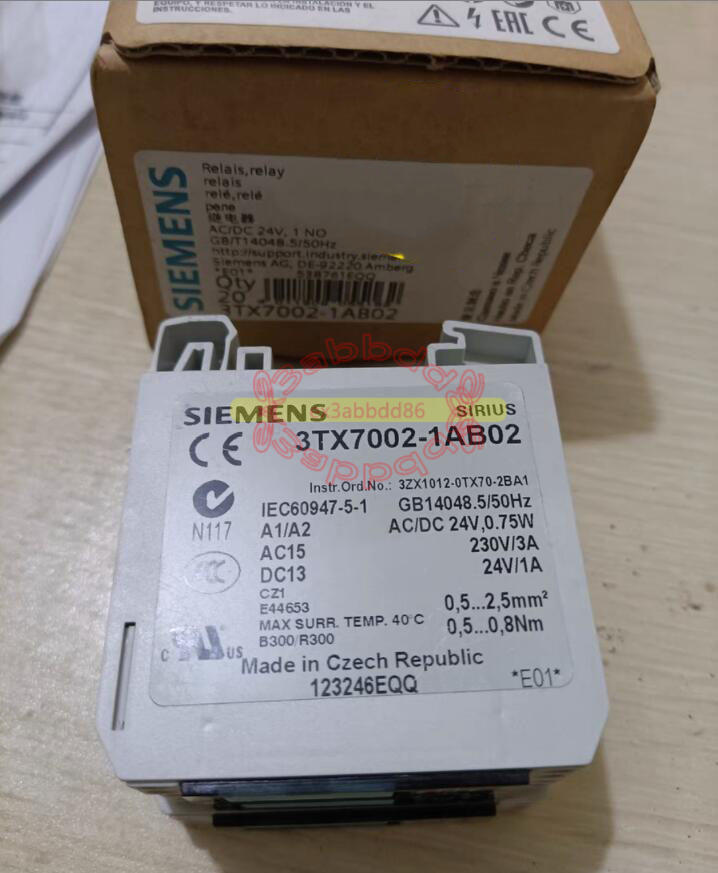 1PCS NEW For Siemens 3TX7002-1AB02 Relay