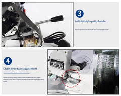 Date Ribbon Encoder Color Ribbon Manual Stamp Printer Coding Machine DY-8 220V