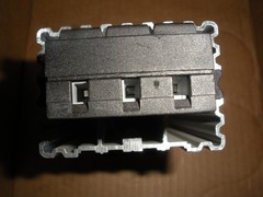 Control cabinet heater Nvent Hoffman DAH601 AC/DC 129V 60W Din Rail flaw