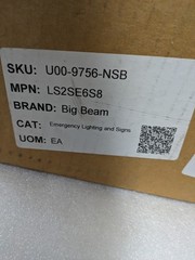Big Beam LS2SE6S8 LED Emergency Light 120/277V 8W NEMA Rated Wet Location Unit