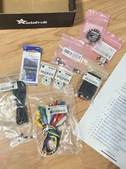 Adafruit BUNDLE FLORA GPS Starter #1090, NeoPixel Ring 24 x 5050 RGB LED #1586 +