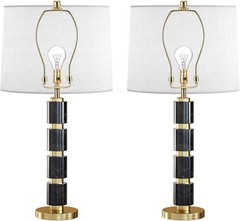 9 Inch Lamp Harp Kit Polished Brass 3/8 Inch Saddle Base Holes Light Duty Lamp