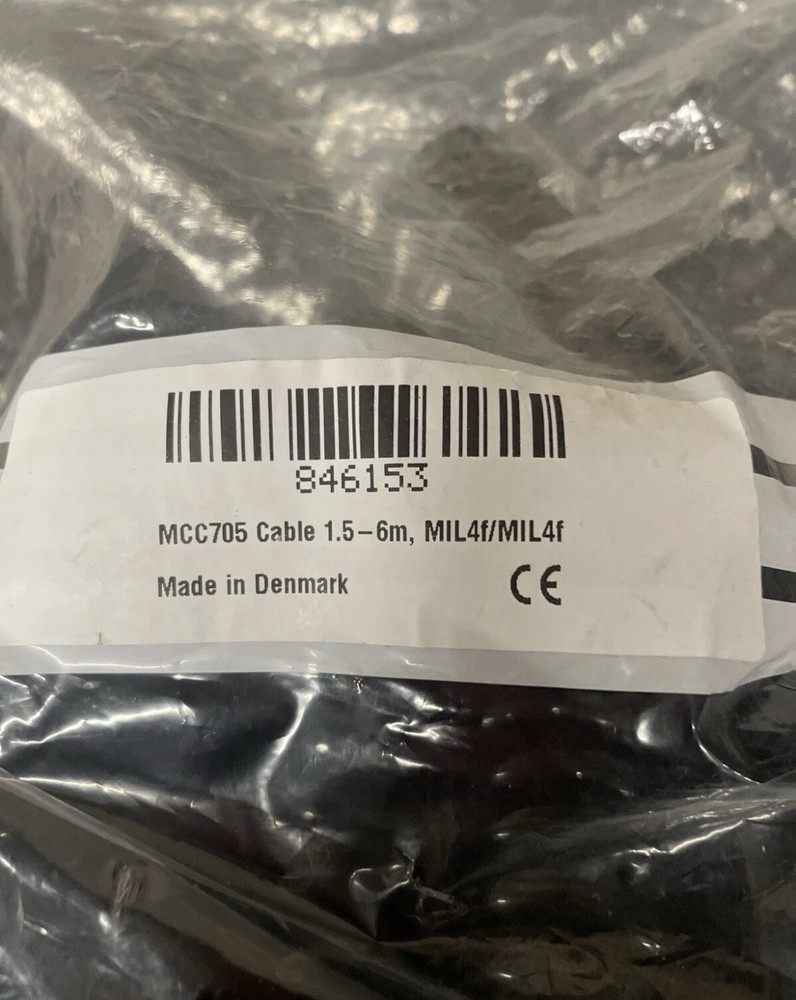 MCC705 Cable 1.5-6m MIL4f/MIL4f (NEW W/O BOX) Made in Denmark New