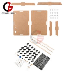 Digital Circuit Clock DIY Electronic Kit Electronic Clock Teaching Kit With Case
