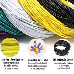 Any length UL1007 Electronic Wire Flexible Single Core Cable 18/20/22/24/26 AWG