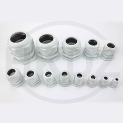 Cable Gland IP68 Waterproof Black White Nylon Compression M7/9/11/13.5/16/19-M48