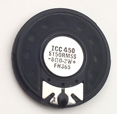 ICC Intervox S150RMSS Mylar Miniature Speaker 8 Ohm 0.1 Watt 420 Hz to 6Khz 10DB
