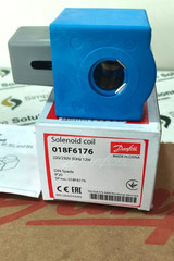 2PCS LOT- Danfoss 018F6176 Solenoid Coil BE230AS, DIN Spade,220 – 230VAC- NEW