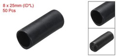50pcs Heat Shrink End Cap 8mm Dia 2:1 Waterproof Electrical Wire Wrap Adhesive