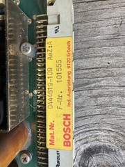 BOSCH CNC CP2 Board Mat.Nr. 062635-104401 CNC MEM 4 SERVO NC SPS PS 100 See PICS