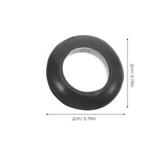 260 Pcs Black Rubber Wire Grommets Assortment Electrical Wiring Kit