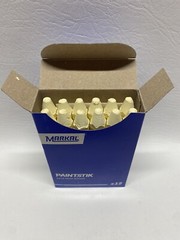 NEW Markal (Box of 12) Paintstick WHITE/Blanco 80250