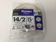 🇺🇸Southwire Romex SimPull 15 ft. 14/2 Indoor Wire/Copper NM-B Cable🇺🇸